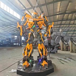 Large outdoor Iron Optimus Prime Robot Transformers Sculpture