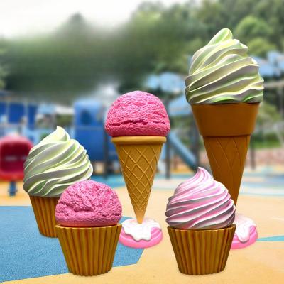 ice cream customize life size Giant Fiberglass Candy Sculpture Fiberglass Lollipop staute Fiberglass Candy Sculpture 